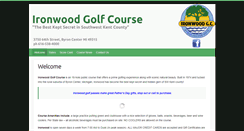Desktop Screenshot of golfironwoodgc.com
